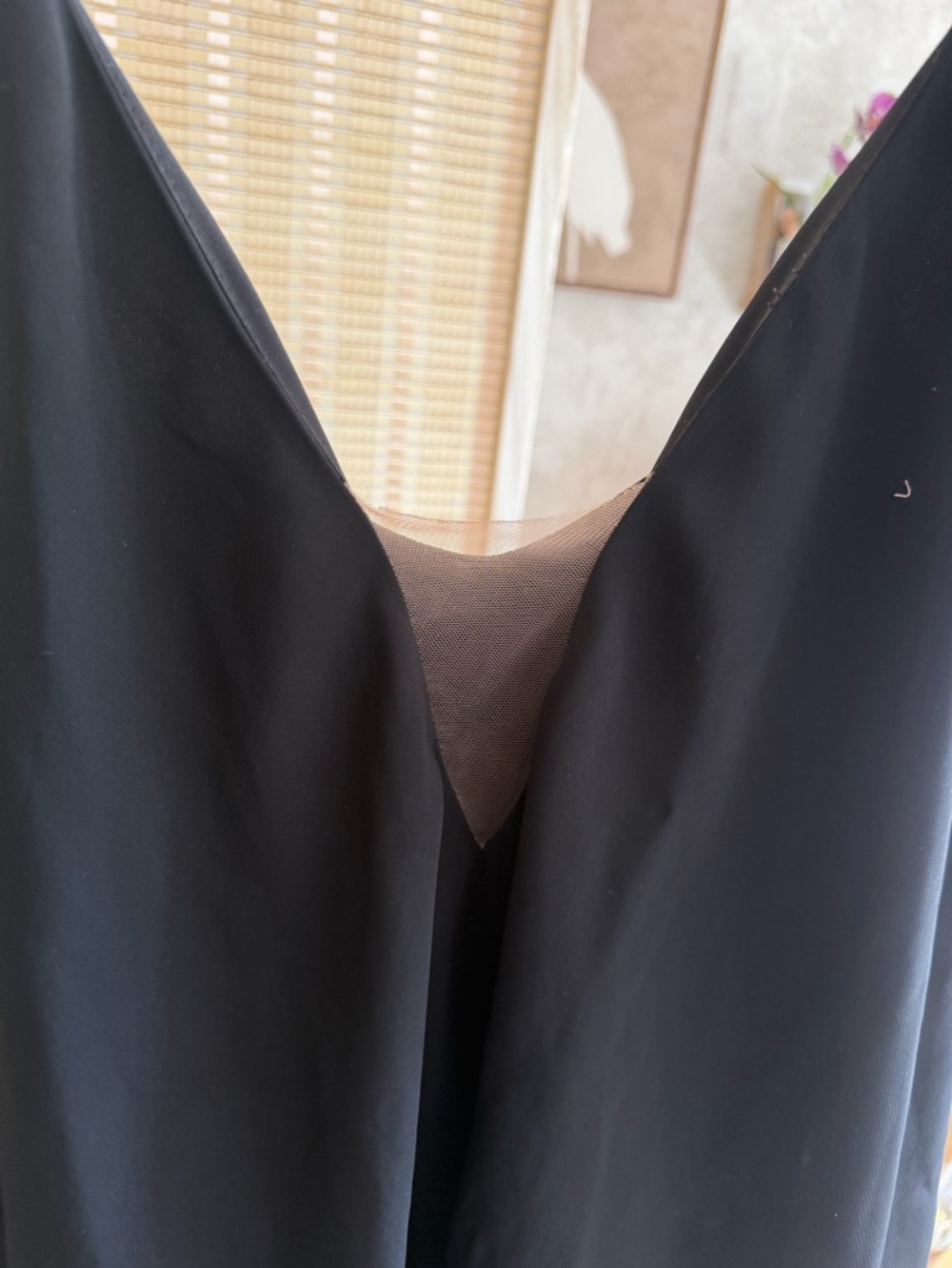 Black Ruffled Mini Dress - Picture 8 of 8